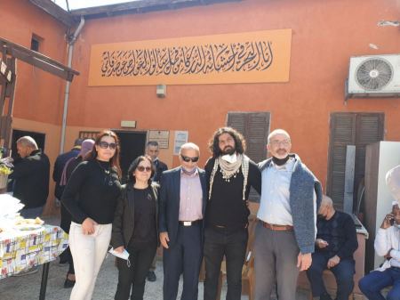 تدشين جدارية لشاعر النيل في مدينة يافا